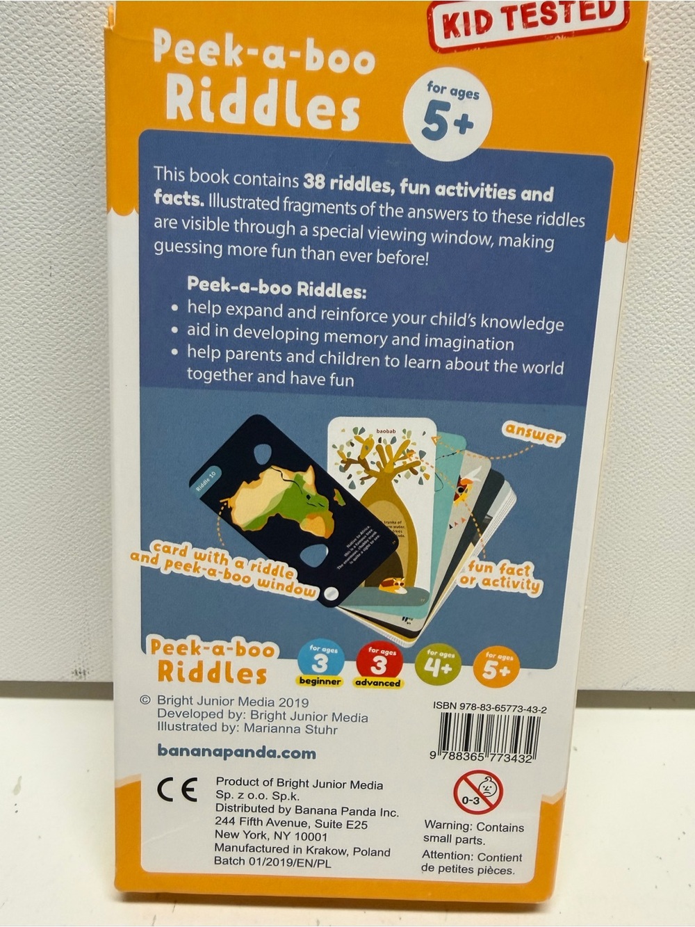 Peek-a-boo Riddles Card Game – Yellow - Picture 6 of 7